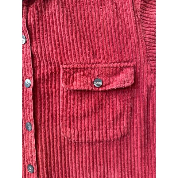 Vintage Eddie Bauer oversize Baggy Chorduroy shirt jacket large - Picture 7 of 11